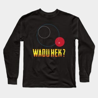 PUBG WaduHek Running Circle Long Sleeve T-Shirt